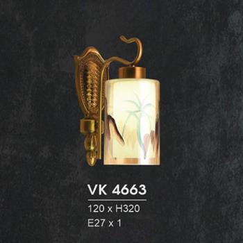 Đèn vách kính 120*H320 -E27*1 VK 4663