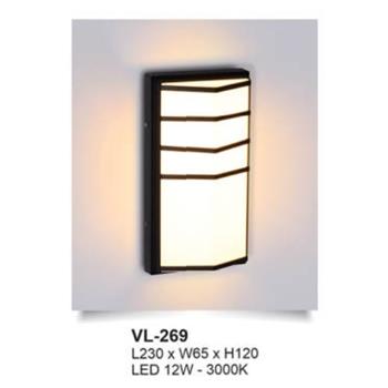 Đèn vách Andora L230 x W65 x H120 LED 12W - 3000K VL-269