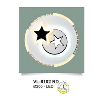 Đèn tường trang trí Andora Ø200- LED 3 CĐ VL-6102 RD