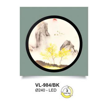 Đèn tường trang trí Andora Ø240 - LED 3 CĐ VL-984/BK