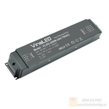 Nguồn dimming Triac 200W VinaLed VLDD-200W-xV-Triac