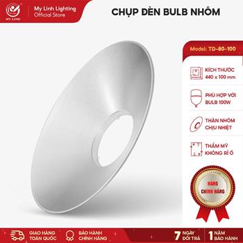 Chụp đèn Bulb nhôm 80W-100W TD-80-100 TD-80-100