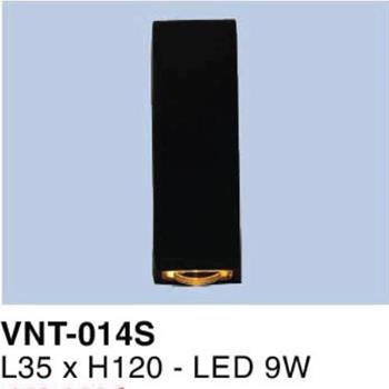 Đèn vách ngoài trời L35*H120 - LED 9W VNT-014S