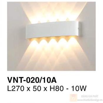 Đèn vách ngoài trời Verona L270*50*H80 - 10W - vỏ xám VNT-020/10A
