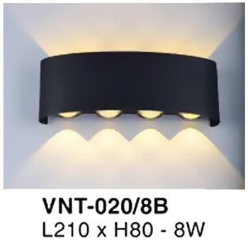 Đèn tường ngoài trời Verona L210 x H80 - 8W VNT-020/8B