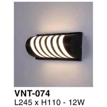 Đèn vách ngoài trời L245*H110 - 12W VNT-074