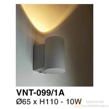 Đèn vách ngoài trời Verona Ø65*H110 - 10W - vỏ xám VNT-099/1A