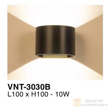 Đèn vách ngoài trời Verona L100*H100 - 10W - vỏ đen VNT-3030B