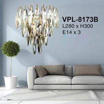 Đèn Vách Pha Lê Led E14x3, L280xH300 V-8173B