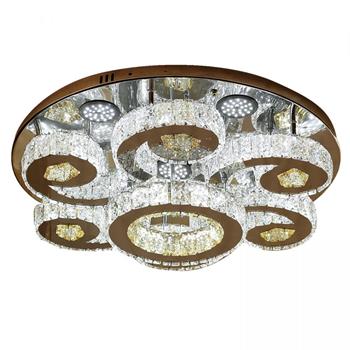Đèn ốp trần chùm pha lê mâm tròn cánh hoa 600mm Venus VR9978 (80W) VR9978 (80W)