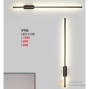 Đèn tường trang trí LED 3 CĐ VT92