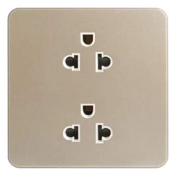 Ổ cắm đôi 3 chấu 16A chuẩn Âu Mỹ màu gold WGDS216EAEG