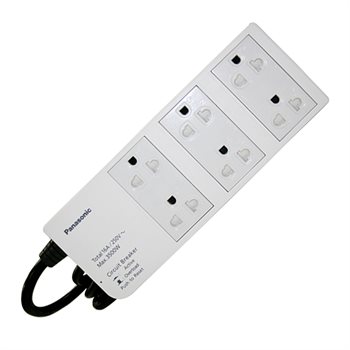 Ổ cắm kéo dài Panasonic WCHG2836 6 lỗ cắm 16A dài 3m WCHG2836