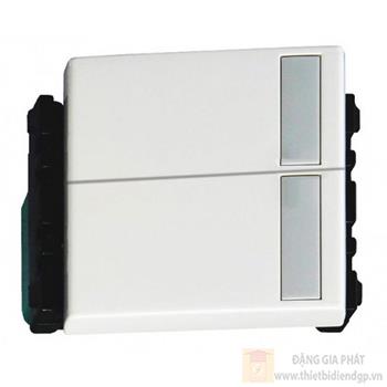 Công tắc C 2 chiều Panasonic WEC5542-7SW Loại đôi, 10A màu trắng WEC5542-7SW