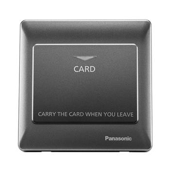 Công tắc thẻ Panasonic WEC5781MYH-VN 220VAC-16A màu xám ánh kim WEC5781MYH-VN