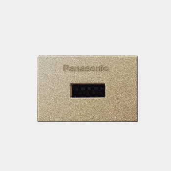 Hạt ổ cắm USB Panasonic WEF108107MYZ-VN Input: AC220V / Output: 5V-2.4A WEF108107MYZ-VN