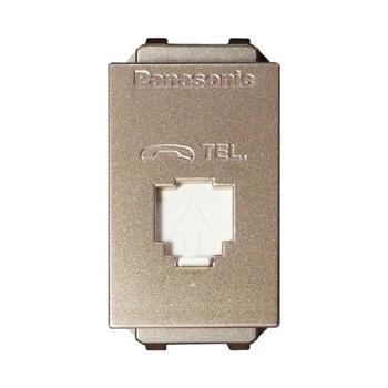 Ổ cắm điện thoại 4 cực Panasonic WEV2364MYZ, màu vàng ánh kim WEV2364MYZ