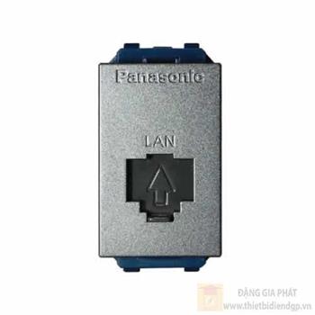 Ổ cắm mạng Panasonic WEV24886MYH-CAT6 CAT6 màu xám ánh kim WEV24886MYH-CAT6