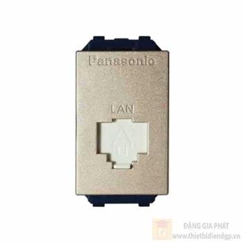 Ổ cắm mạng Panasonic WEV24886MYZ-CAT6 CAT6 màu vàng ánh kim WEV24886MYZ-CAT6