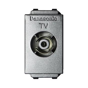 Ổ cắm TiVi Panasonic WEV2501MYH 75 Ohm, màu xám ánh kim WEV2501MYH