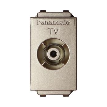 Ổ cắm TiVi Panasonic WEV2501MYZ 75 Ohm, màu vàng ánh kim WEV2501MYZ