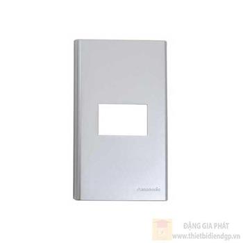 Mặt dùng cho 1 thiết bị Panasonic WEV68010MW màu trắng ánh kim WEV68010MW