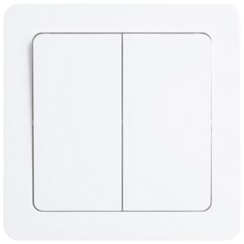 Mặt 2 công tắc 2 chiều, nút bấm lớn 16A WGCL122