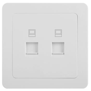 Ổ cắm mạng đôi RJ45 Cat 5e WGCT2RJ5
