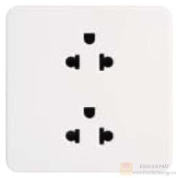 Ổ cắm đôi 3 chấu 16A chuẩn Âu Mỹ WGCS216EA