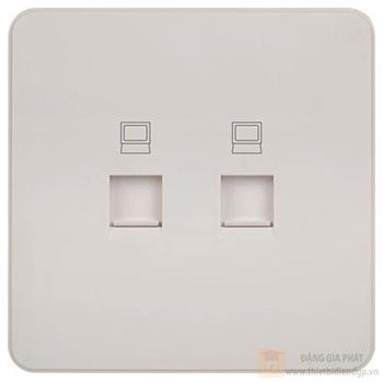 Ổ cắm mạng đôi RJ45 Cat 6 WGCT2RJ6