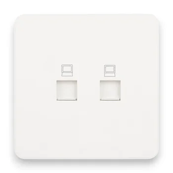 Ổ cắm mạng đôi RJ45 Cat 6 WGDT2RJ6