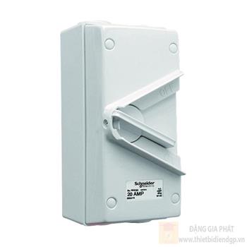 Ngắt Điện Phòng Thấm Nước 2P 440V IP66 WHD20_GY_G19