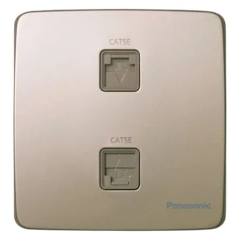 Bộ 2 Ổ cắm mạng Panasonic WMT422MYZ-VN CAT5E WMT422MYZ-VN