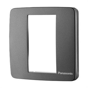 Mặt vuông 3 thiết bị Panasonic WMT7813MYH-VN màu xám ánh kim WMT7813MYH-VN