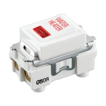 Công tắc máy nước nóng Panasonic WNG5343W-761 20A (có chữ + đèn báo) WNG5343W-761