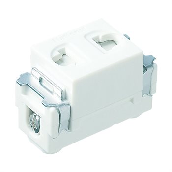 Ổ cắm đơn Panasonic WNV1081-7W có màn che WNV1081-7W