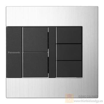 Bộ 5 công tắc có đèn báo Panasonic WTEGP55582S-1-G