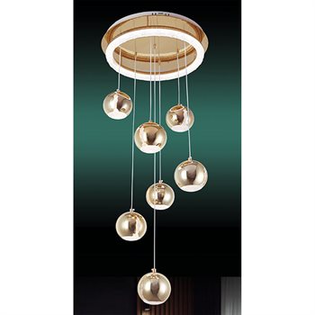 Đèn thả SANO T 10224/7 Ø450*H1800 T 10224/7