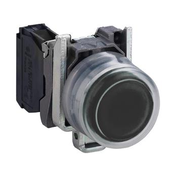 Nút nhấn nhả XB4 Ø22, màu đen XB4BP21