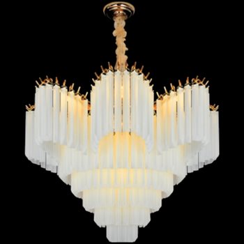 Đèn chùm pha lê Andora Ø800*H500+500-E14*16 TPL-23025/800