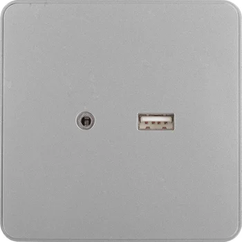 Ổ cắm USB + 3.5mm AUDIO màu xám WGDHUSB35IG