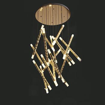 Đèn thả Ø600*H3000 LED 3000K THD131