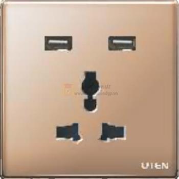 Bộ công tắc đa năng & 2 USB Z9GZ13/2NU