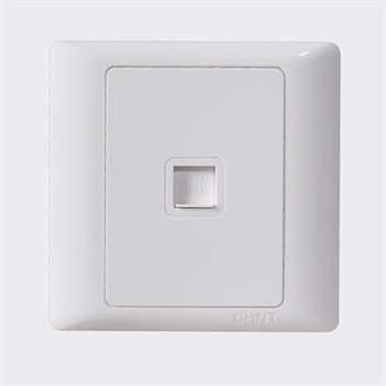 Bộ ổ cắm điện thoại đơn 4 lõi CHINT NEW7-G20300A White NEW7-G20300A