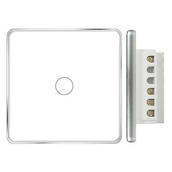 Công tắc Zigbee vuông 1 nút màu trắng (vát kim cương 2.5D) ZB86Y-01DP-EU(W)