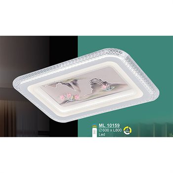 Đèn mâm chữ nhật ốp trần Sano ML 10159 Ø600*L800 ML 10159