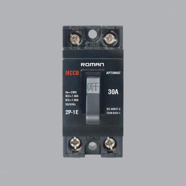Aptomat khối loại 2P-1E RCB30A