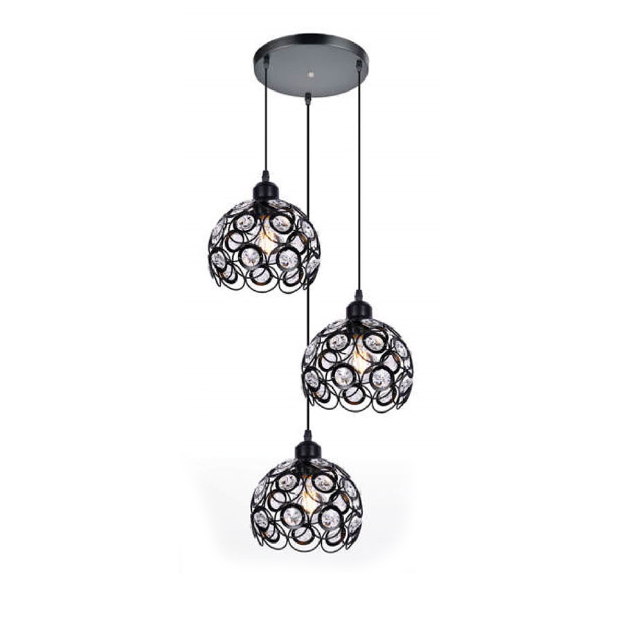 Đèn thả bàn ăn Andora đế tròn Ø250 - E27*3 (Dây 90cm)