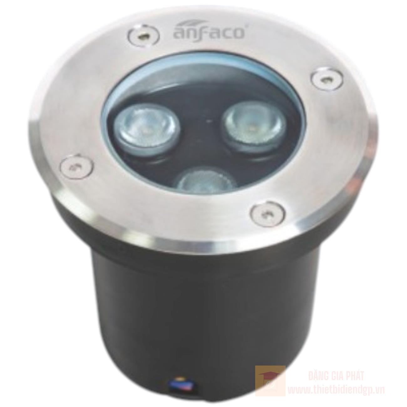 Đèn âm sàn anfaco 016 LED ánh sáng vàng (3000K)