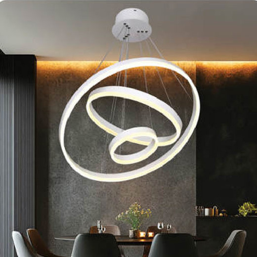 Đèn thả trang trí Andora Ø200 + 400 + 600 x H1000 - LED 3 CĐ + Remote